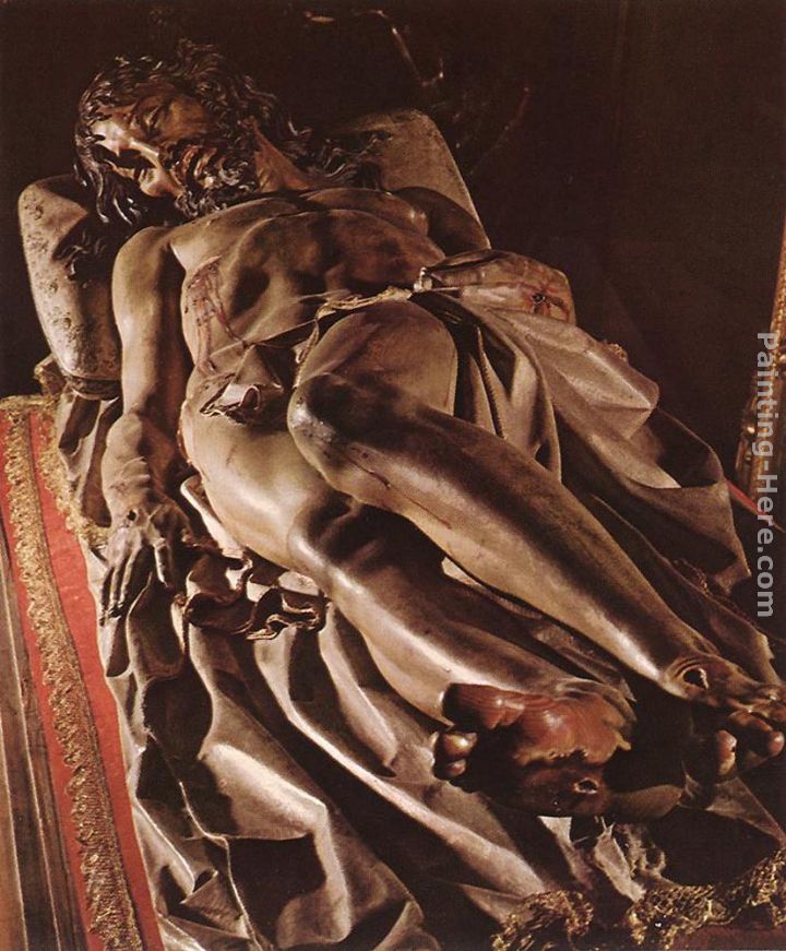 The Dead Christ painting - Gregorio Fernandez The Dead Christ art painting